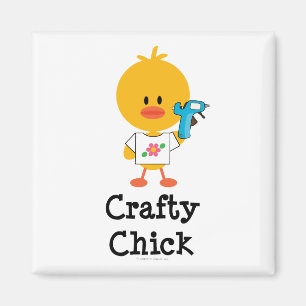 Crafty Chick Magnet