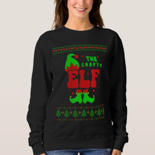 Crafty Elf Family Matching Ugly Sweater Christmas