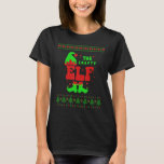 Crafty Elf Family Matching Ugly Sweater Christmas T-shirt<br><div class="desc">Crafty Elf Family Matching Ugly Sweater Christmas PJS</div>