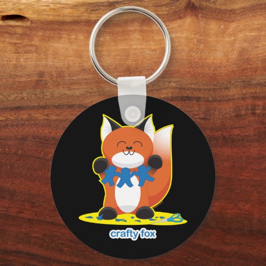 Crafty Fox Sleutelhanger (Voorkant)