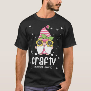 Crafty Gnome Grappige Zomer Matching Voor Familie T-shirt