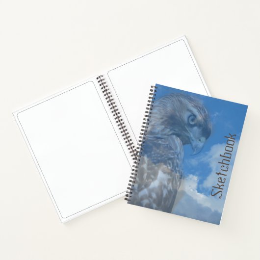 Crafty Hawk Sketch Notitieboek (Binnen)