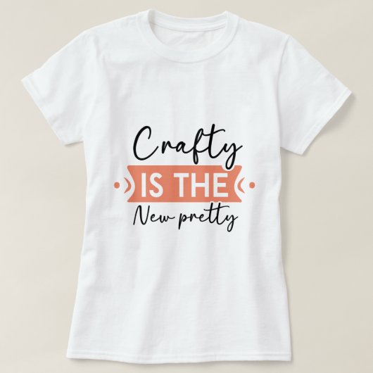 Crafty is de Nieuwe  Vrouwen T-shirt (Design voorkant)