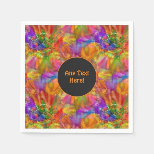 Crafty Kinder rommelige plezier met uw gelegenheid Servet (Voorkant)