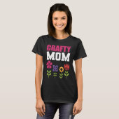 Crafty Mom Artist and Craftsman T-shirt (Voorkant volledig)