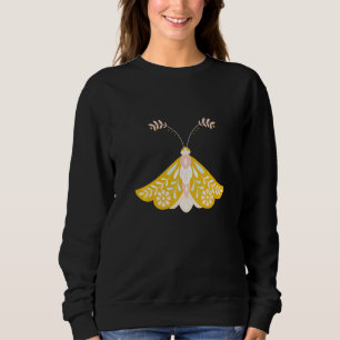 Crafty Moth Vintage Goth Horror Antisociale Vlinde Trui