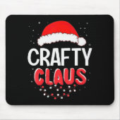 Crafty Santa Claus Christmas Matching Costume  Muismat (Voorkant)