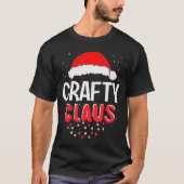 Crafty Santa Claus Christmas Matching Costume  T-shirt (Voorkant)