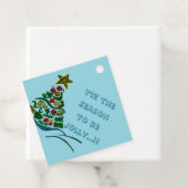 Crafty Tree Christmas Gift Label (In situ)