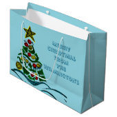 Crafty Tree Christmas Groot Cadeauzakje (Voorkant Gekanteld)