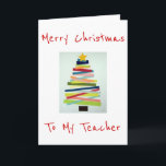 CRAFTY TREE VOOR SPECIALE LERAAR MET KERST FEESTDAGEN KAART<br><div class="desc">DEZE SLUWE BOOM ZAL ZEKER EEN GLIMLACH OP HET GEZICHT VAN "JE" LERAAR ZETTEN DEZE KERST!</div>