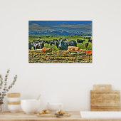 Crag Eyrie Koe Poster (Keuken)