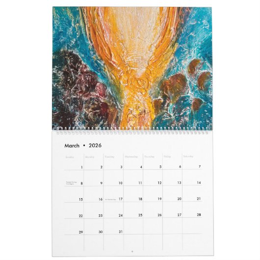 Cragged Beauty - Kunstkalender 2024 Kalender (Mar 2026)