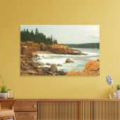 Craggy Coast, Acadia National Park, Maine Canvas Afdruk (Insitu (Woonkamer))