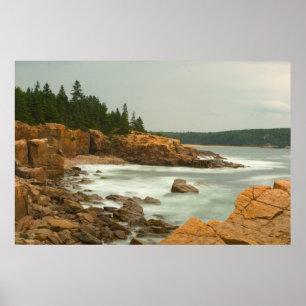 Craggy Coast, Acadia National Park, Maine Poster