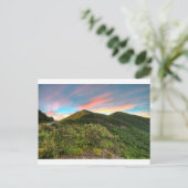 Craggy Pinnacle Sunset Briefkaart (Staand voorkant)