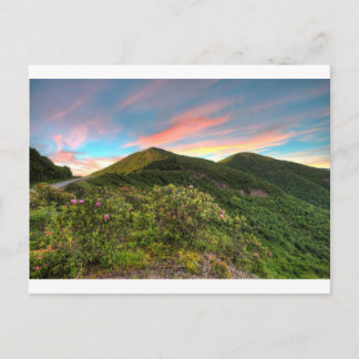 Craggy Pinnacle Sunset Briefkaart
