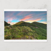 Craggy Pinnacle Sunset Briefkaart (Voorkant)
