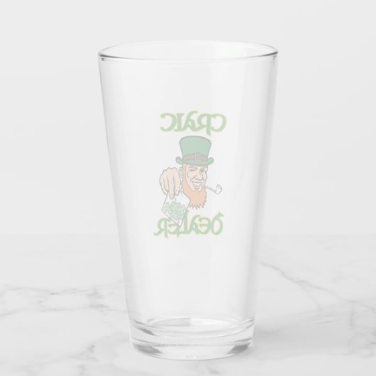 Craic Dealer Bierglas Glas (Achterkant)