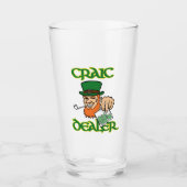 Craic Dealer Bierglas Glas (Voorkant)