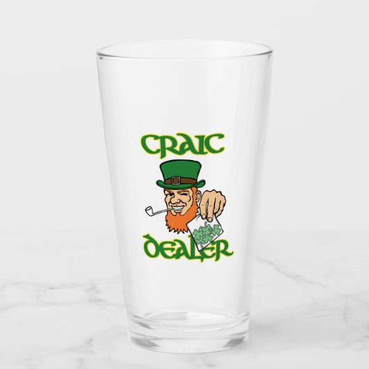 Craic Dealer Bierglas Glas (Voorkant)