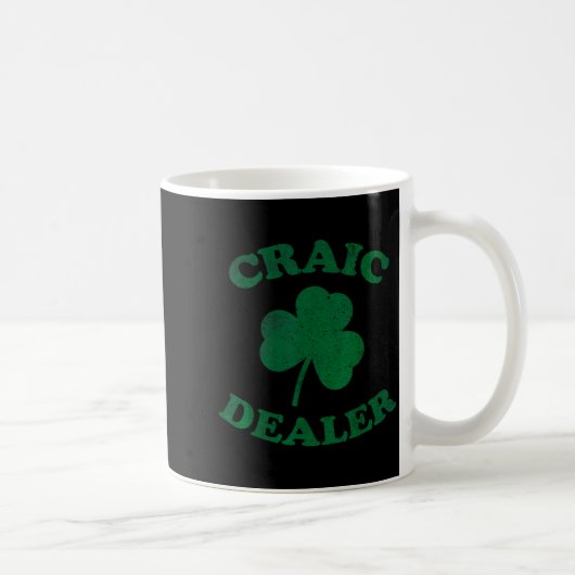 Craic Er Funny St. Patrick's Day Shamrock Tee  Koffiemok (Rechts)