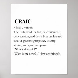 CRAIC: Modern Iers Craic Pret Fun Print
