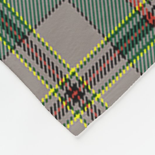 Craig Ancient Clan Badge Tartan Plaid Fleece Deken (Hoek)