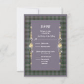 Craig Ancient Tartan Wedding RSVP (Voorkant)