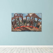 Craig, ColoradoLarge Letter ScenesCraig, CO Canvas Afdruk (Insitu (Houten vloer))