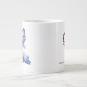 Craig en Ellie Giant-Mok voor kerstkoffie Grote Koffiekop (Voorkant)