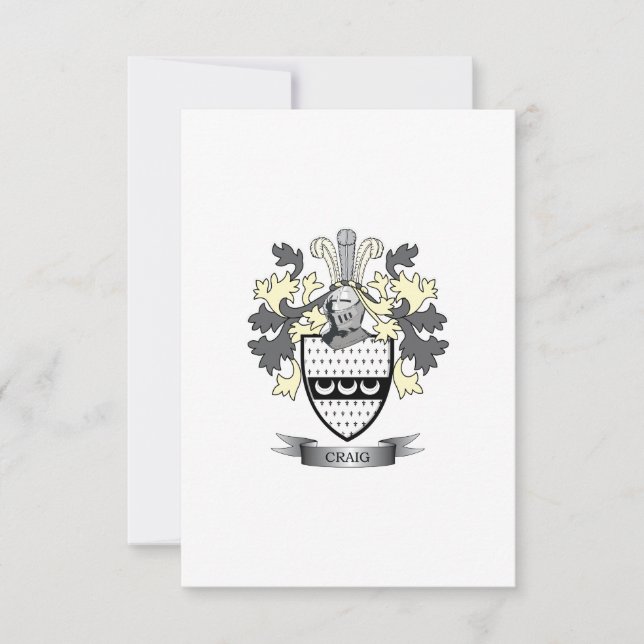 Craig Family Crest Coat. (Voorkant)