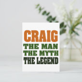 Craig - het Man, de mythe, de legende Briefkaart (Staand voorkant)
