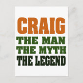 Craig - het Man, de mythe, de legende Briefkaart (Voorkant)