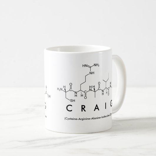 Craig peptide name mok (Voorkant rechts)