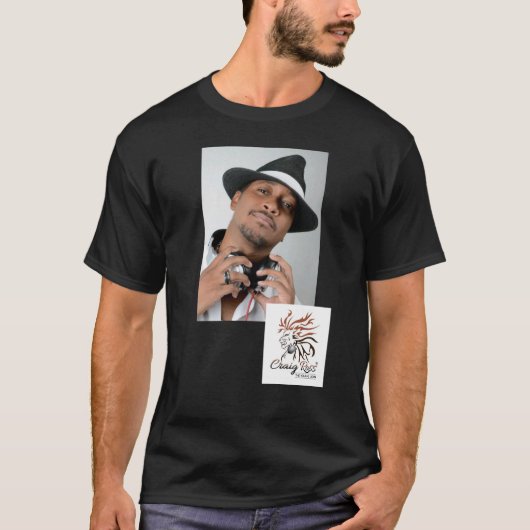 CRAIG ROSS Mannen Basic Donker T-shirt (Voorkant)