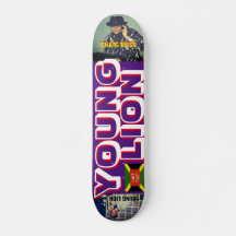 CRAIG ROSS YOUNG LION 7 3/4-inch skateboard deck
