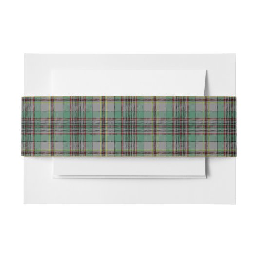 Craig Scottish Tartan Belly Band Uitnodigingen Wikkel (Voorkant Voorbeeld)