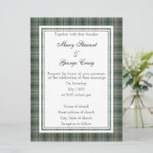 Craig Scottish Wedding Invitation Kaart (Staand voorkant)