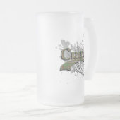 Craig Tartan Grunge Matglas Bierpul (Voorkant rechts)