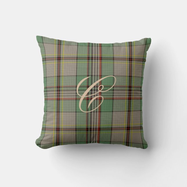 Craig Tartan Monogram Pillow Kussen (Voorkant)
