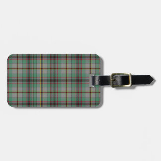 Craig Tartan Pattern Bagagelabel