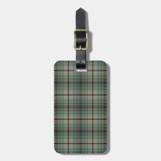 Craig Tartan Pattern Bagagelabel (Voorkant verticaal)