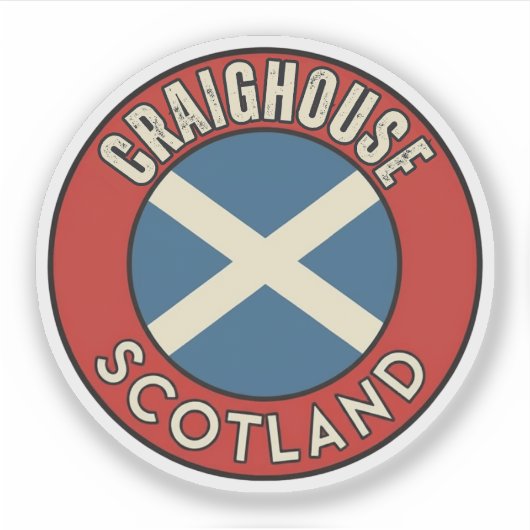 Craighouse, Schotland Sticker (Voorkant)