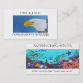 Craigs persoonlijke visitekaartje (Voorkant / Achterkant)