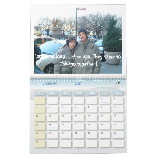 Craig's verjaardagscadeau—laatste kalender (Jan 2027)