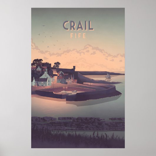 Crail Fife Schotland Kust Reisposter Poster (Voorkant)