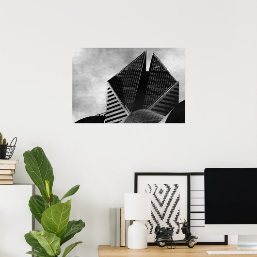 Crain Communications Building Poster (Thuiskantoor)