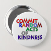 CRAK-toets 1 Ronde Button 4,0 Cm (Voorkant /achterkant)