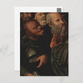 Cranach d. J., Lucas Christus und die Ehebrecherin Briefkaart (Voorkant / Achterkant)